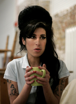 Amy Winehouse wooden framed poster