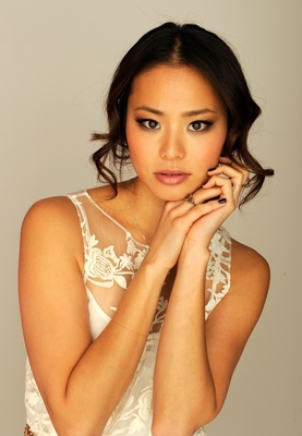 Jamie Chung wooden framed poster