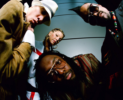 Black Eyed Peas poster with hanger