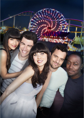 New Girl canvas poster