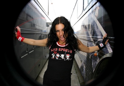 Christina Scabbia poster with hanger