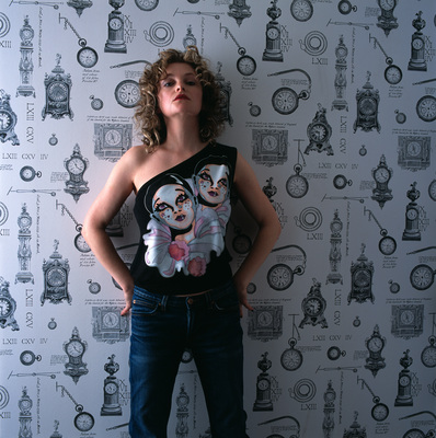 Alison Goldfrapp metal framed poster