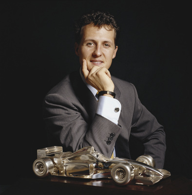 Michael Schumacher poster with hanger