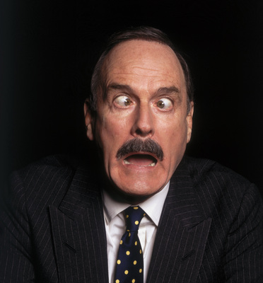 John Cleese poster with hanger