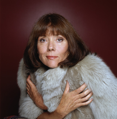 Diana Rigg poster with hanger
