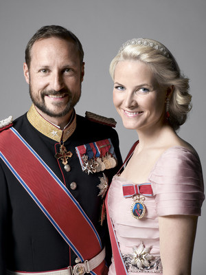 Norway Royal Family wood print
