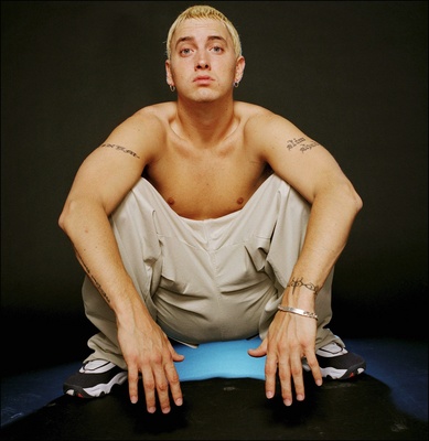 Eminem metal framed poster
