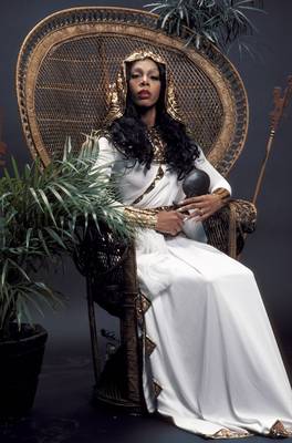Donna Summer poster with hanger