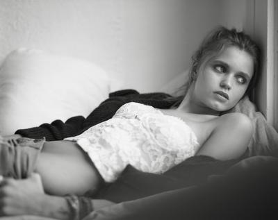 Abbey Lee Kershaw wooden framed poster