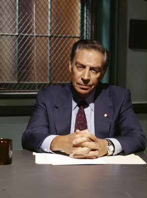 Jerry Orbach poster with hanger