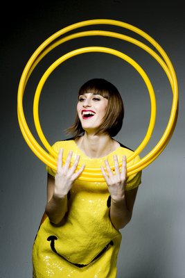Yelle poster with hanger