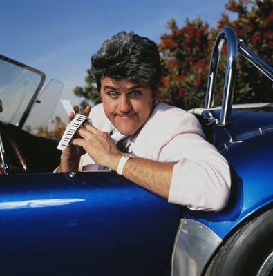 Jay Leno poster with hanger