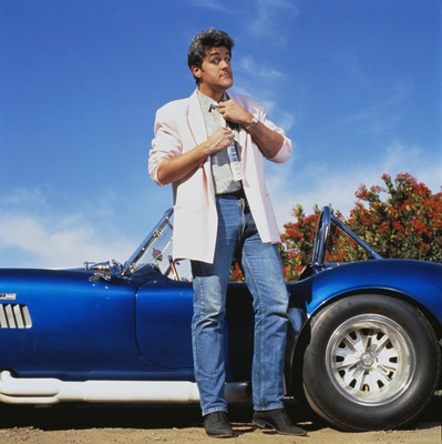 Jay Leno poster with hanger