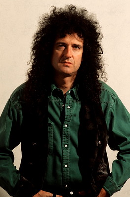 Brian May wooden framed poster