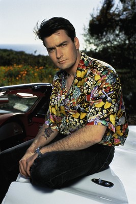 Charlie Sheen mouse pad