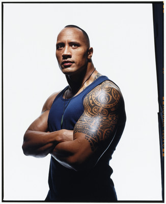 Dwayne The Rock Johnson poster with hanger