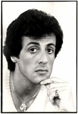 Sylvester Stallone poster with hanger