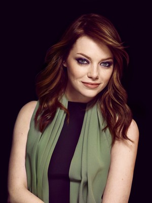 Emma Stone poster with hanger