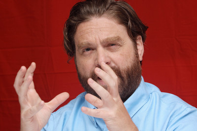 Zack Galifianakis poster with hanger