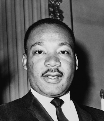 Martin Luther King Jr metal framed poster