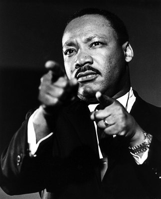 Martin Luther King Jr wooden framed poster