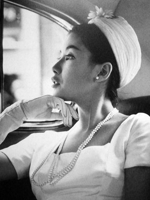 France Nuyen poster with hanger