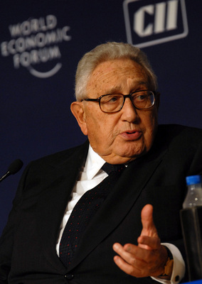 Henry Kissinger poster with hanger