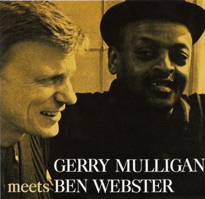 Gerry Mulligan metal framed poster