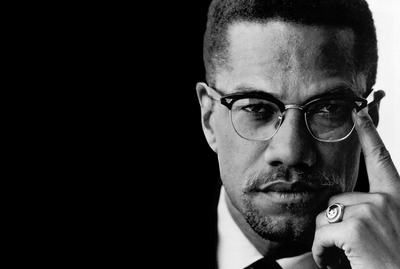 Malcolm X canvas poster