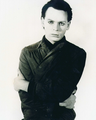 Gary Numan poster with hanger