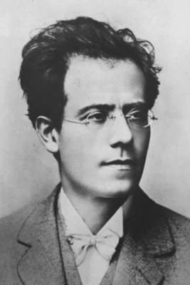 Gustav Mahler metal framed poster