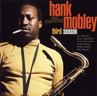 Hank Mobley poster with hanger