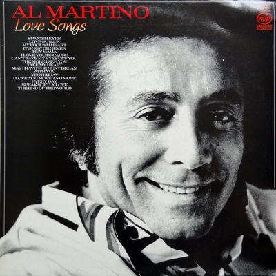 Al Martino poster with hanger