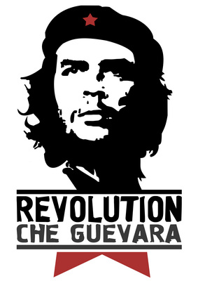 Che Guevara wooden framed poster