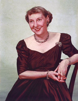 Mamie Eisenhower poster with hanger