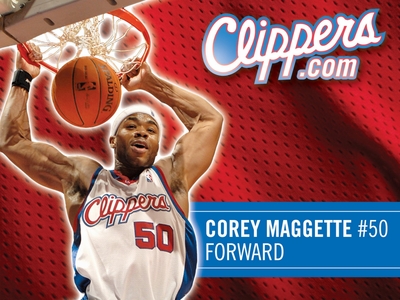Corey Maggette poster with hanger