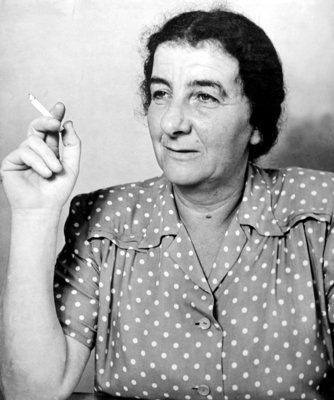 Golda Meir canvas poster