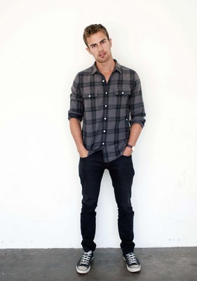Theo James poster with hanger