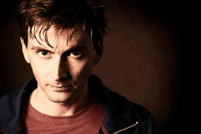 David Tennant poster with hanger