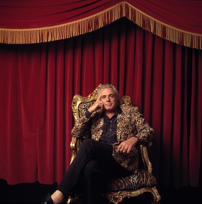 Peter Stringfellow poster with hanger