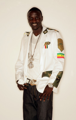 Akon poster with hanger