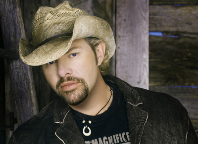 Toby Keith poster with hanger