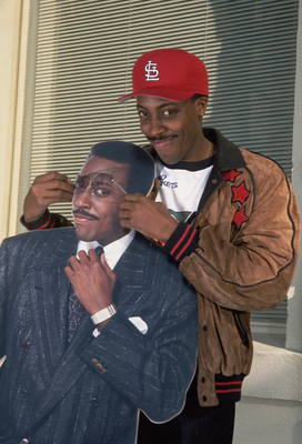 Arsenio Hall poster with hanger