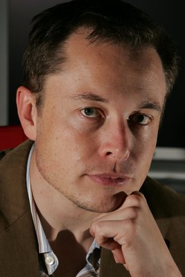 Elon Musk metal framed poster