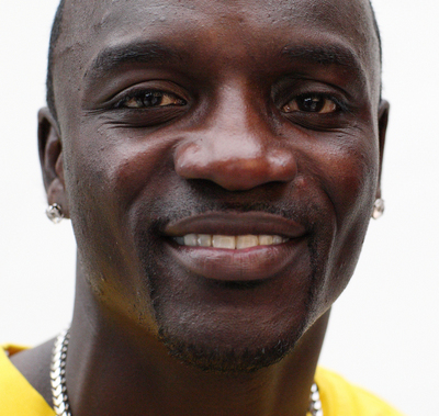 Akon poster with hanger
