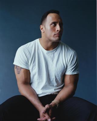 Dwayne The Rock Johnson - Premiere Magazine Photoshoot 2001 (x3) Tank Top