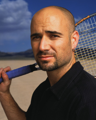 Andre Agassi mouse pad