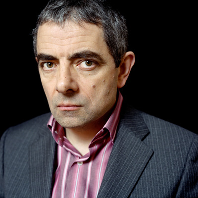 Rowan Atkinson Mr. Bean wooden framed poster