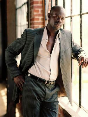 Djimon Hounsou wooden framed poster