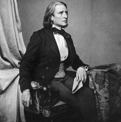 Franz Liszt canvas poster